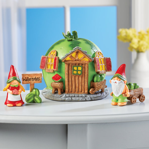 Winston Porter Katerria Gnome Resin, Calcium Carbonate Garden Statue